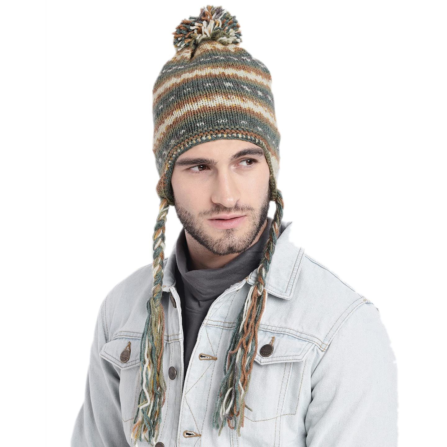 magic needles Handknitted/Crocheted Winter Woolen Beanie-picture-29