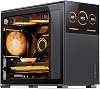 JONSBO D31 MESH SC Black Micro ATX PC Case with Screen, M-ATXITX MotherboardRTX 4090335-400mm GPU 360280AIO, Power ATXSFX:100mm-220mm Multi-Tool Free Design Computer Case