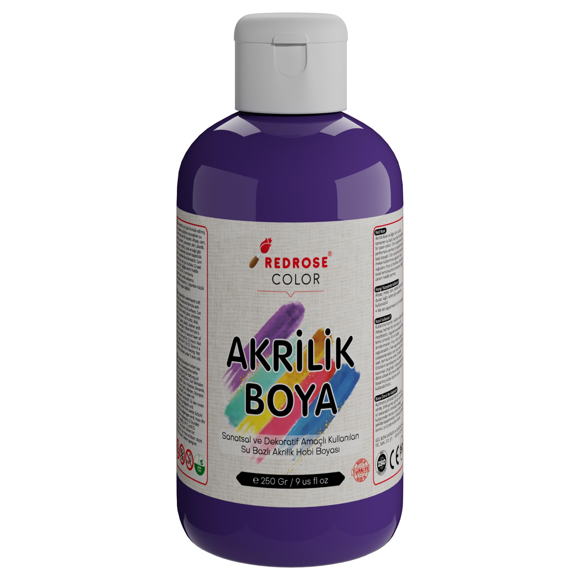 Red Rose Mor Akrilik Boya 250 gr