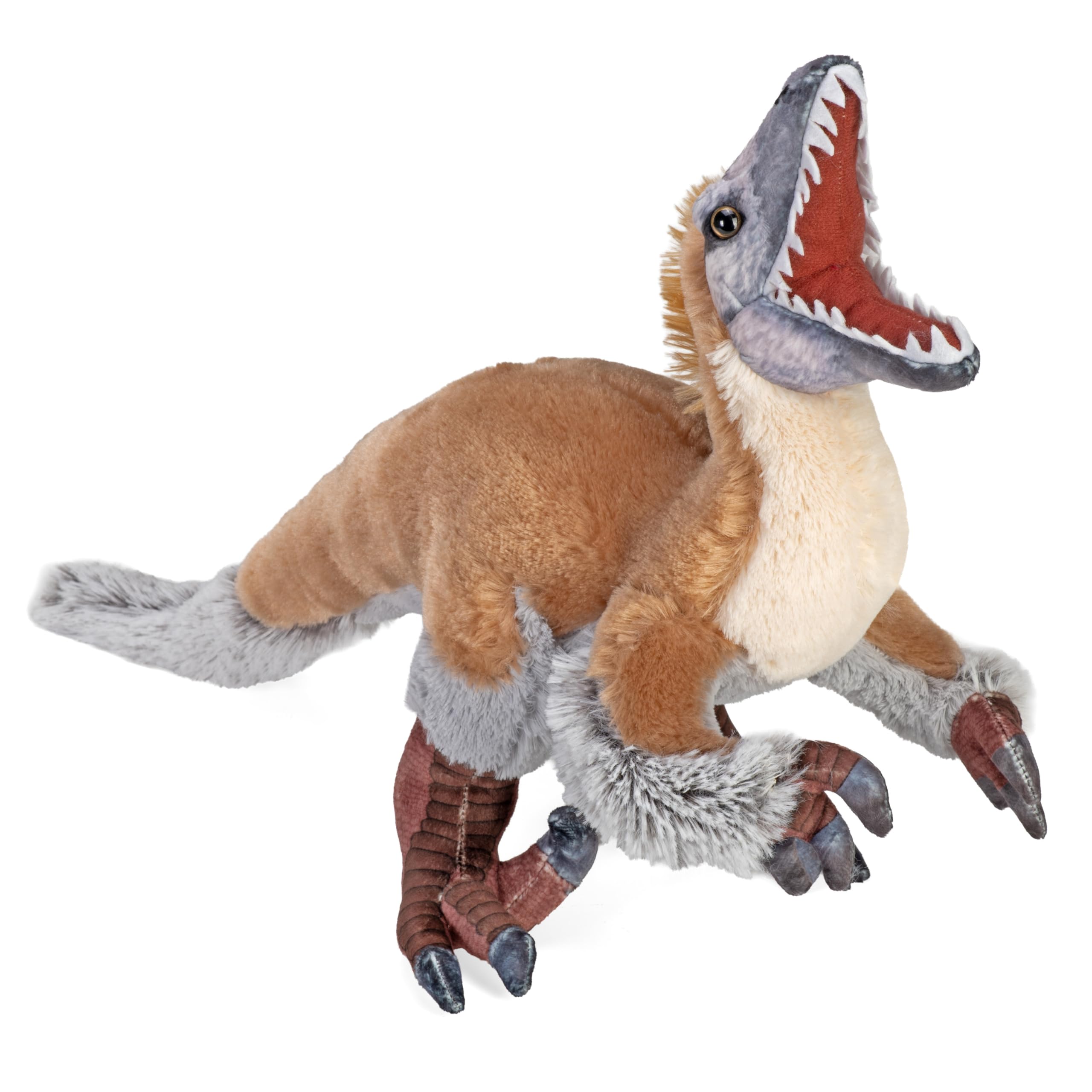 Everything Dinosaur Artist Dino Velociraptor Soft Toy