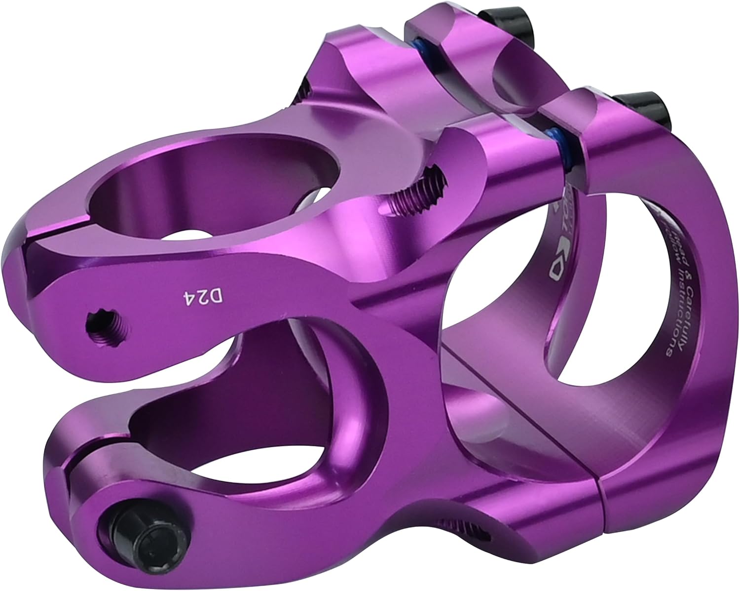 Sticker with RaceFace Turbine R 35 MTB Stem 35x32mm +/- 0 Degree Purple, RF3185-N-ZEO