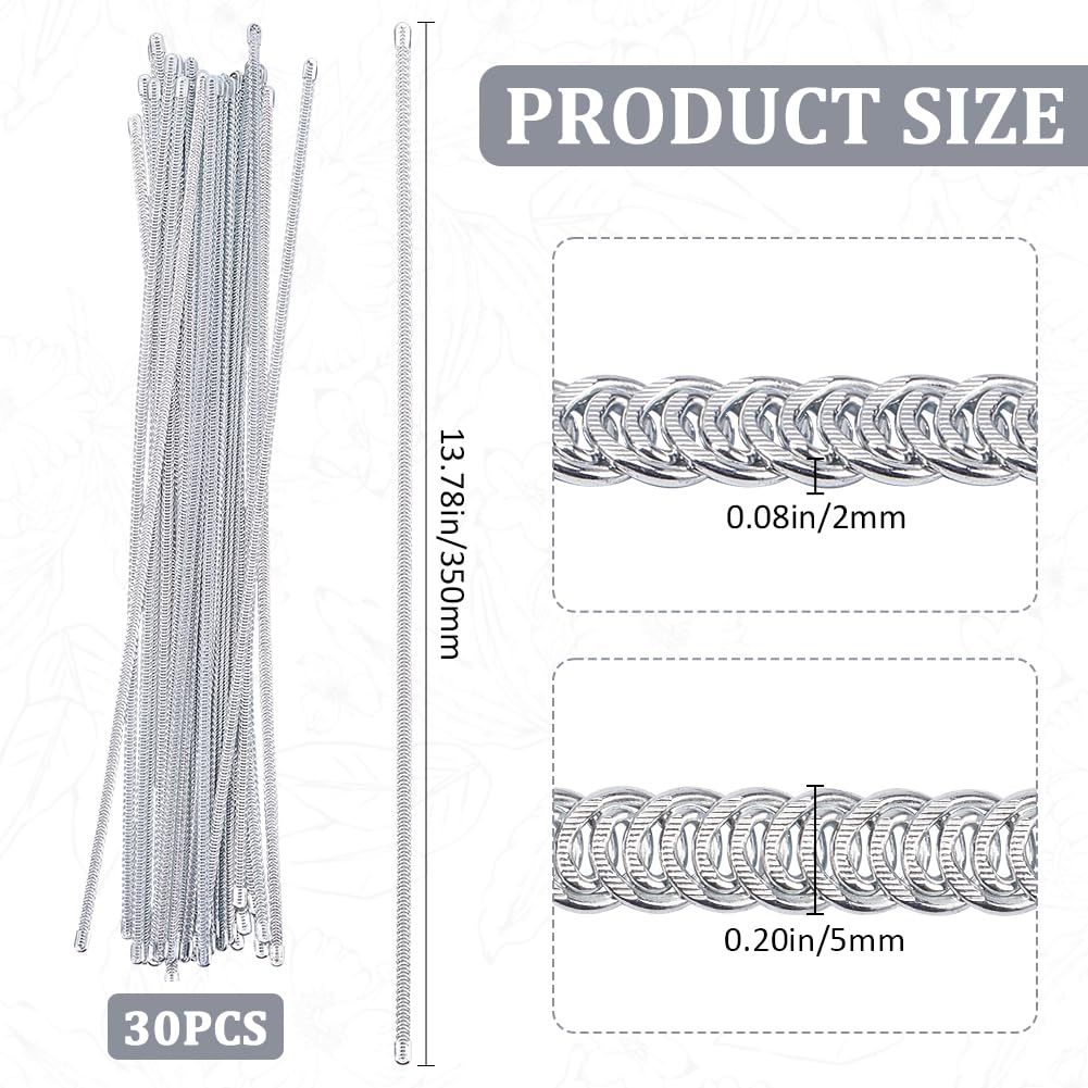 160 Punte A Spirale In Acciaio Inox Per Stecche Da Corsetto - 4mm, Per Cucito Fai Da Te - Foto 8