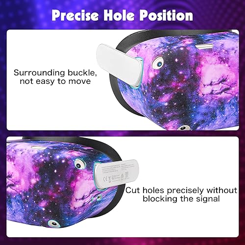 Miniatura 4 de Relohas Accessories for Oculus Quest 2, VR Accessory Set for Meta Quest 2, Include Controller Grip Leather Cover, VR Shell Cover, Face Cover, The