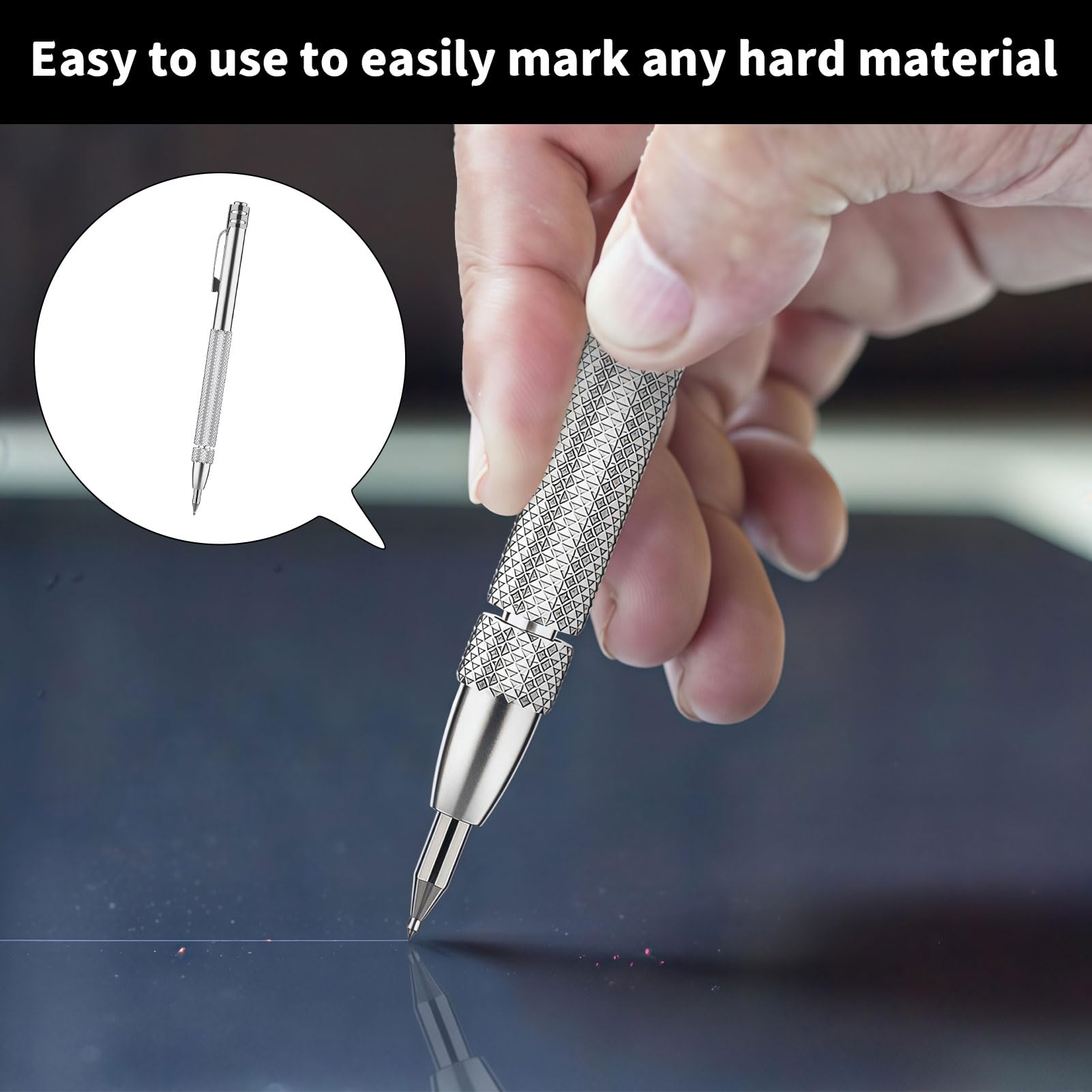 Eophmi Scribe Tool, 2pcs Scribing Tool, Engraving Pen, Etching Tools, Metal Scribe - Image 4