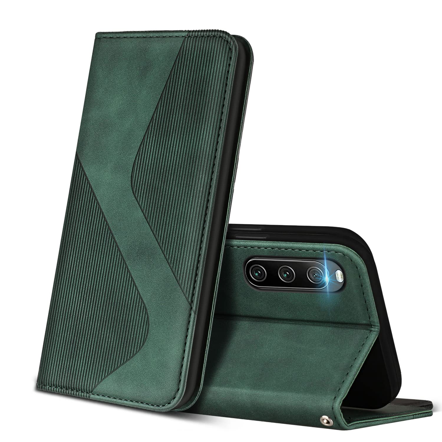 Beajew Cover per Sony Xperia 10 IV,Flip Custodia Pelle PU con[Slot per Schede][Supporto Stand],Cover a Libro Portafoglio,Custodia Sottile in Pelle per Telefono,Chiusura Magnetica-Nero