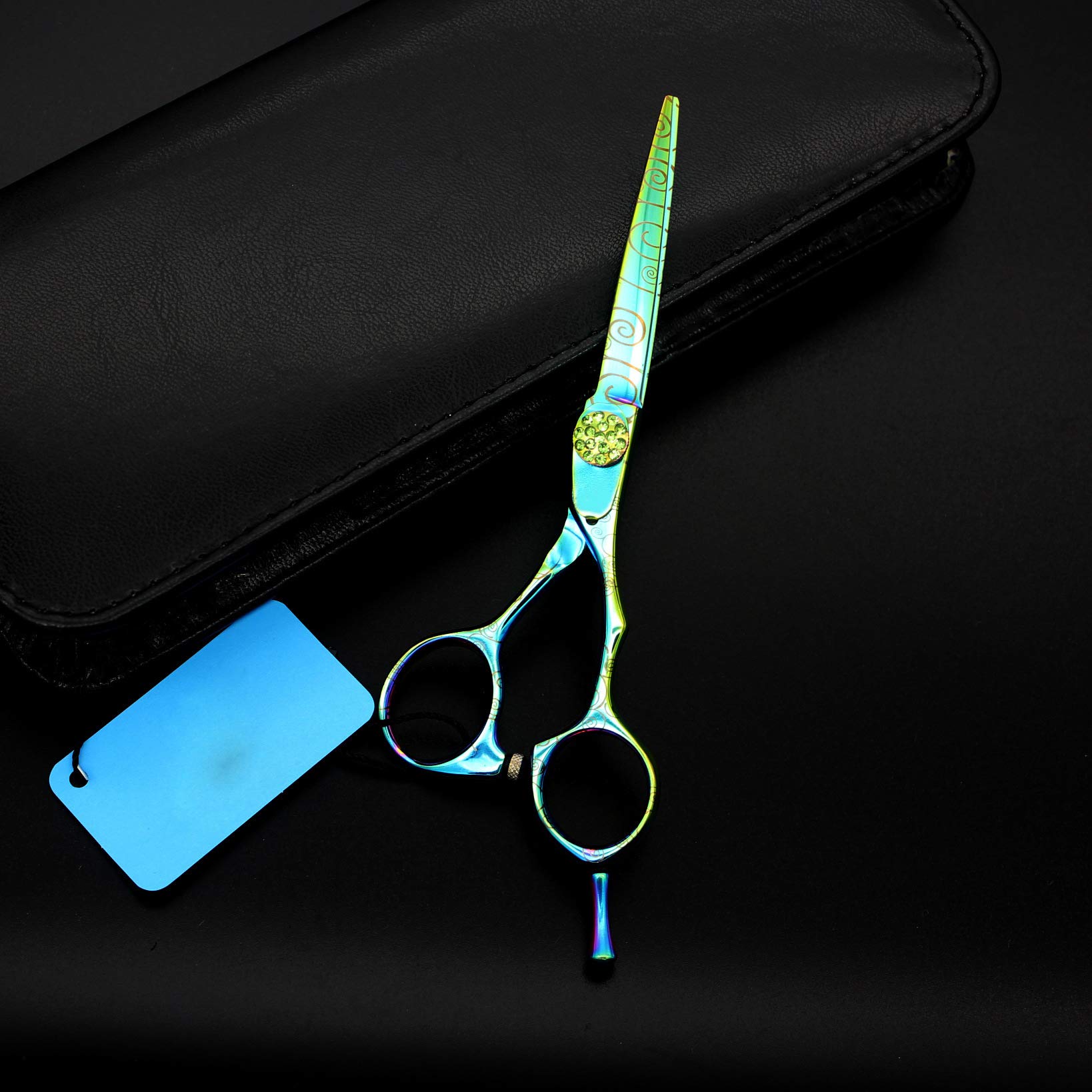 Green Style 6 Pouces Professionnel Ciseaux Cheveux Coiffure Set Barber Coupe Cisailles Enfant Hommes Et Femmes Sécurité Utilisation