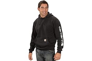 Men's Loose Fit Midweight Logo Sleeve Graphic Sweatshirt