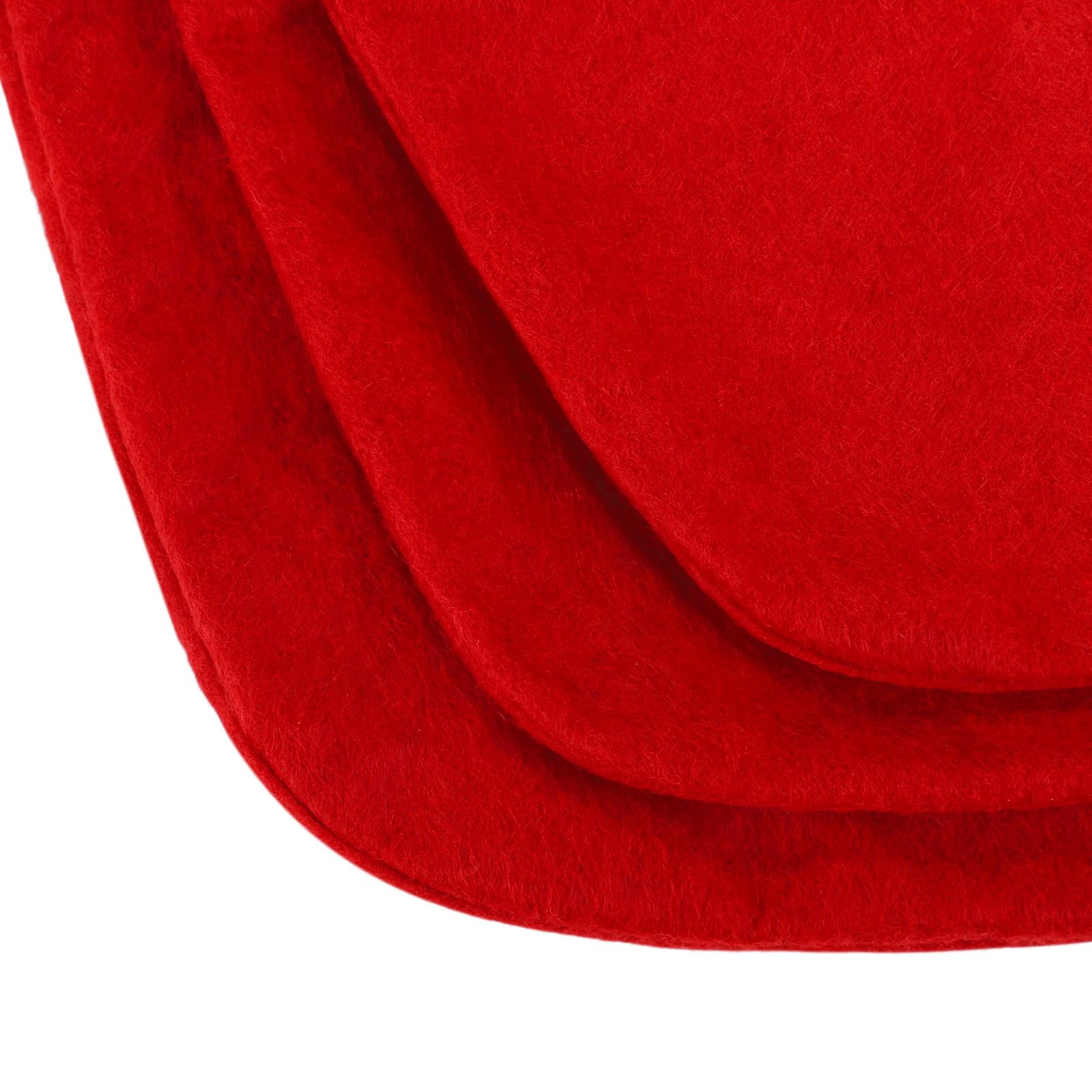 36 Stück rote Filz-Weihnachtsstrümpfe Bulk 45,7 cm Xmas Kamin Hängende Strümpfe Weihnachten Urlaub Dekoration Strümpfe Party Favors Strümpfe für Weihnachtsdekoration