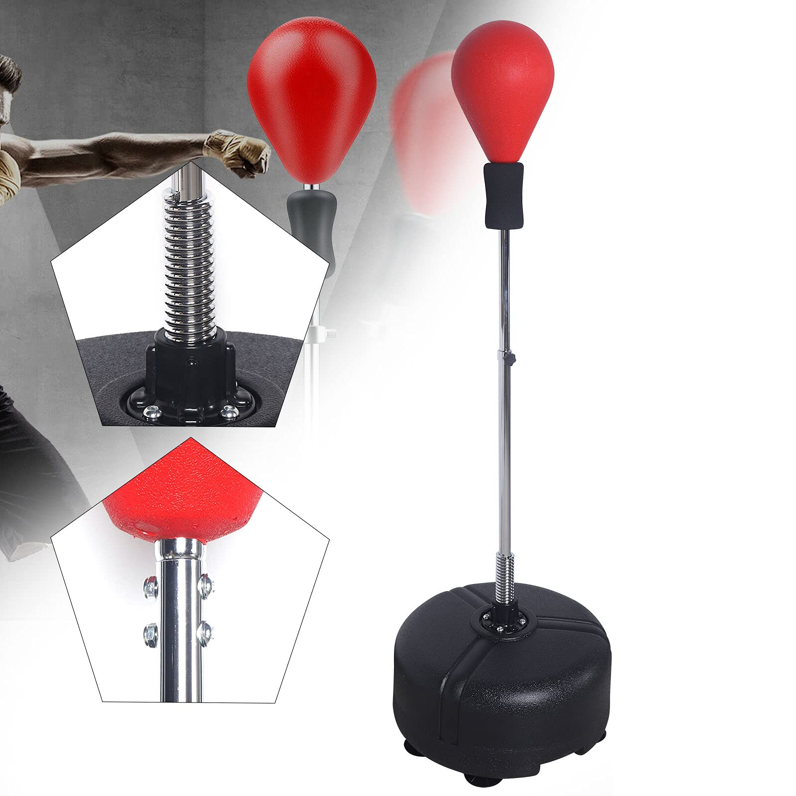 Freestanding Boxing Punch Bag Stand With Rotating Flexible Arm