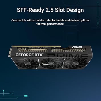 ASUS PRIME RTX5080, O16G, NVIDIA, GeForce RTX 5080, 16GB GDDR7, 256bit, OC, HDMI, 3xDP, DLSS4 Graphics Card