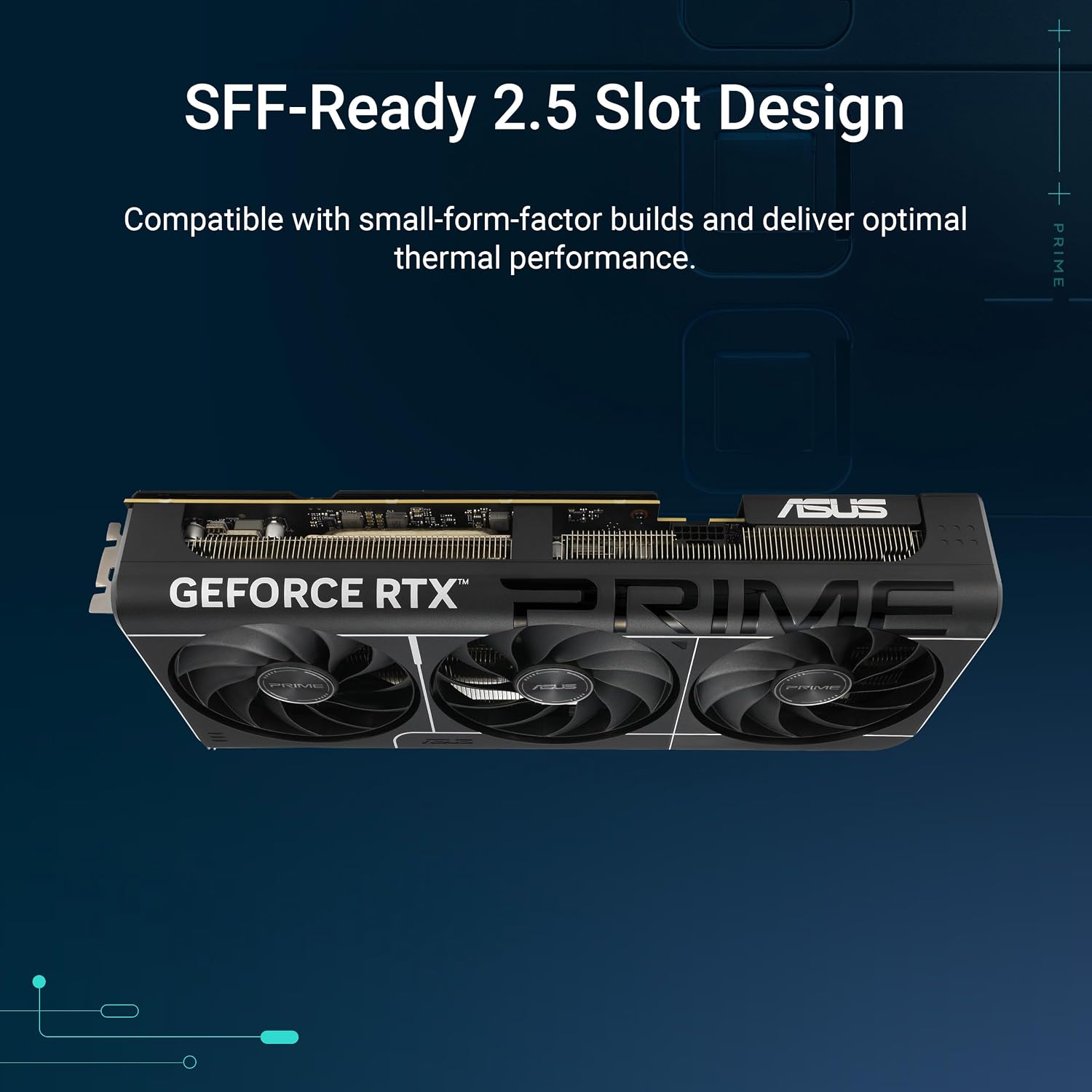 719ZGS4PtNL._SL1500_ ASUS Prime GeForce RTX™ 5080 16GB GDDR7 Graphics Card (PCIe® 5.0, HDMI®/DP 2.1, 2.5-Slot, Axial-tech Fans, Vapor Chamber, Dual BIOS)