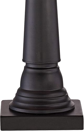 Miniatura 5 de 360 Lighting Dolbey - Juego de 2 lámparas de mesa rústicas de granja de 28 pulgadas de alto con reguladores de mesa de bronce profundo, columna