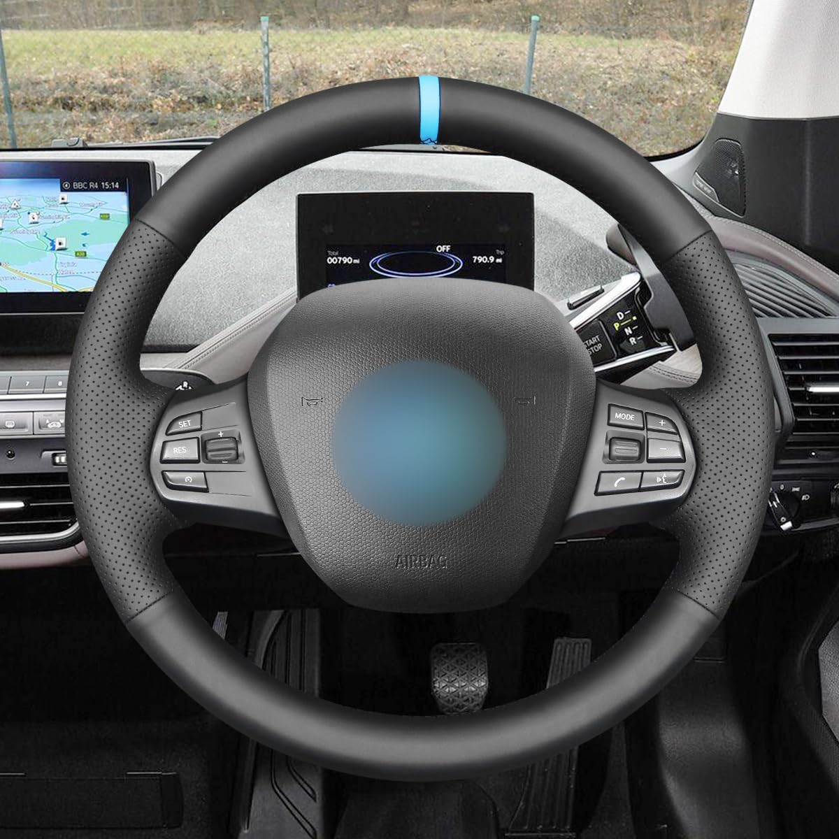 MEWANT Housse de Volant sur Mesure à Coudre pour BMW i3