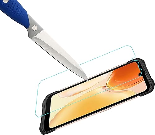 Miniatura 4 de Mr.Shield [Paquete de 3] Protector de pantalla para Doogee S99 [vidrio templado] [Vidrio japonés con dureza 9H] Protector de pantalla