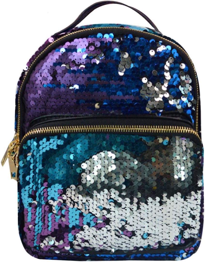 Goodbag Reversible Sequin Backpack Mermaid Backpack Sparkly Glitter School Bag