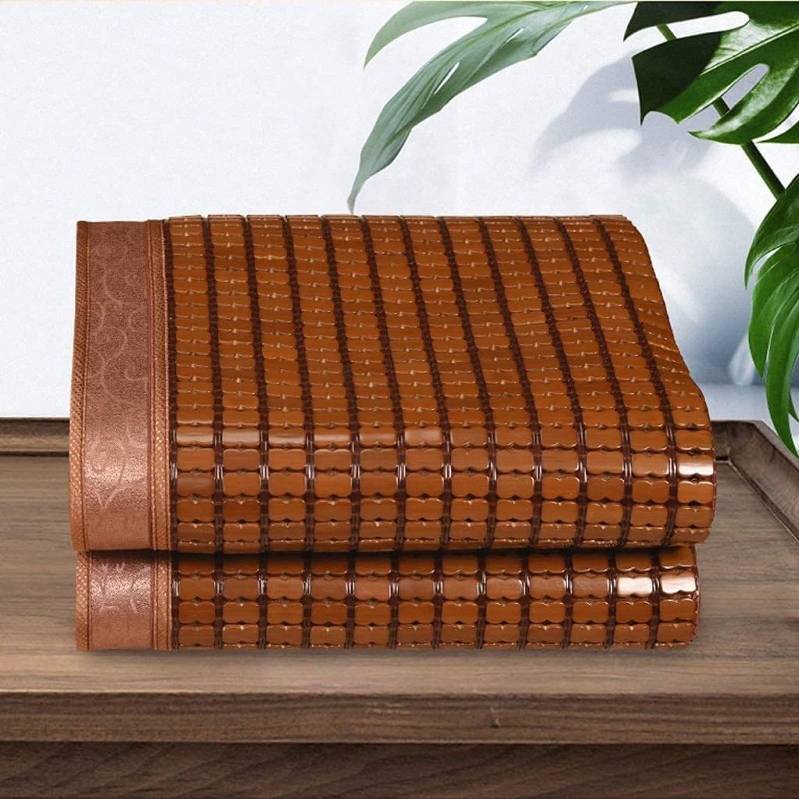 Estivo di raffreddamento treccia protezione Full Size Bamboo Tress Pad per studente letto traspirante e pieghevole copertura di raffreddamento 180 x 200 cm (70,9 x 78,7 in)