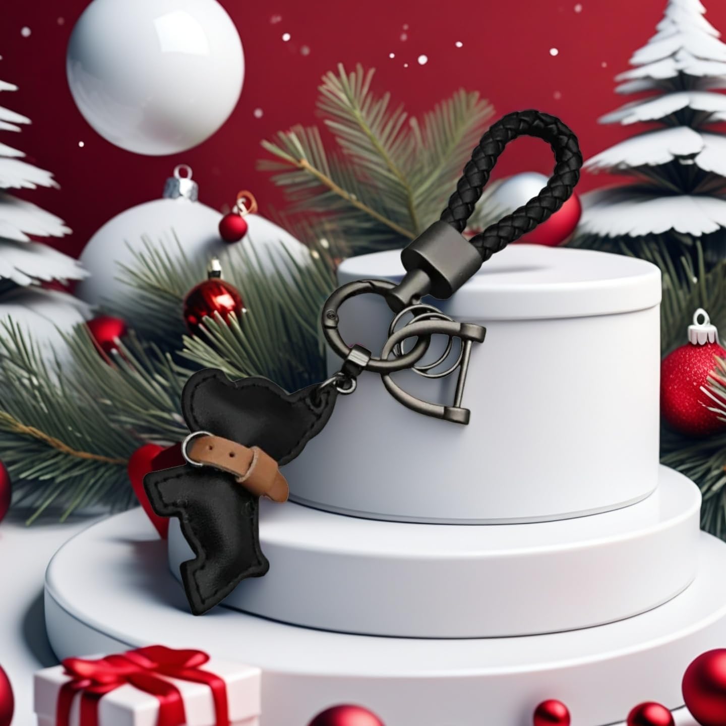 Braided Keychain for Car Keys | Rope Keychain with 360° Rotatable D-Ring & Screwdriver, Key Fob Chain - Image 6