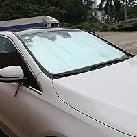 Vista 3 de YIWANG - Parasol plegable para Mercedes Benz Clase B W247 2019 2020, color plateado