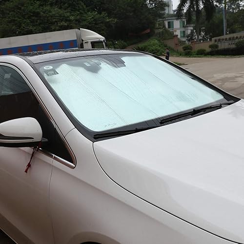 Miniatura 3 de YIWANG - Parasol plegable para Mercedes Benz Clase B W247 2019 2020, color plateado