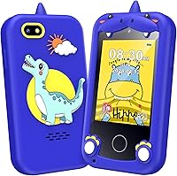 Vista 10 de Teléfono inteligente para niños para niñas, regalos de cumpleaños de Navidad para niñas de 3 a 10 años, teléfono celular, pantalla táctil de 2.8