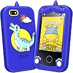 Kids Phone for Boys Girls, Touchscreen Toddler Smartphone Learning Toy, 3-10 Year Old Christmas Birthday Gift, Play Cell Phone With Camera, Games, Music, 8GB Card