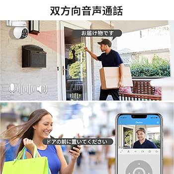 【500万画素・電源不要・360°全方位監視】CAMCAMP 防犯カメラ ワイヤ Amazon.co.jp: 【500万画素対応・タッチスクリーン・内臓