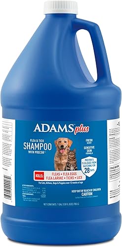 Miniatura 11 de Champú de pulgas y garrapatas con precor para perros y gatos, de Adams, azules & púrpuras