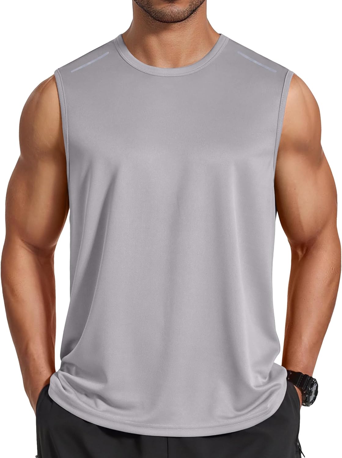 COOFANDY Men's Sleeveless Shirt Quick Dry Workout Tank Top Gym Muscle T Shirts Sport Athletic Tanks Moisture Wicking