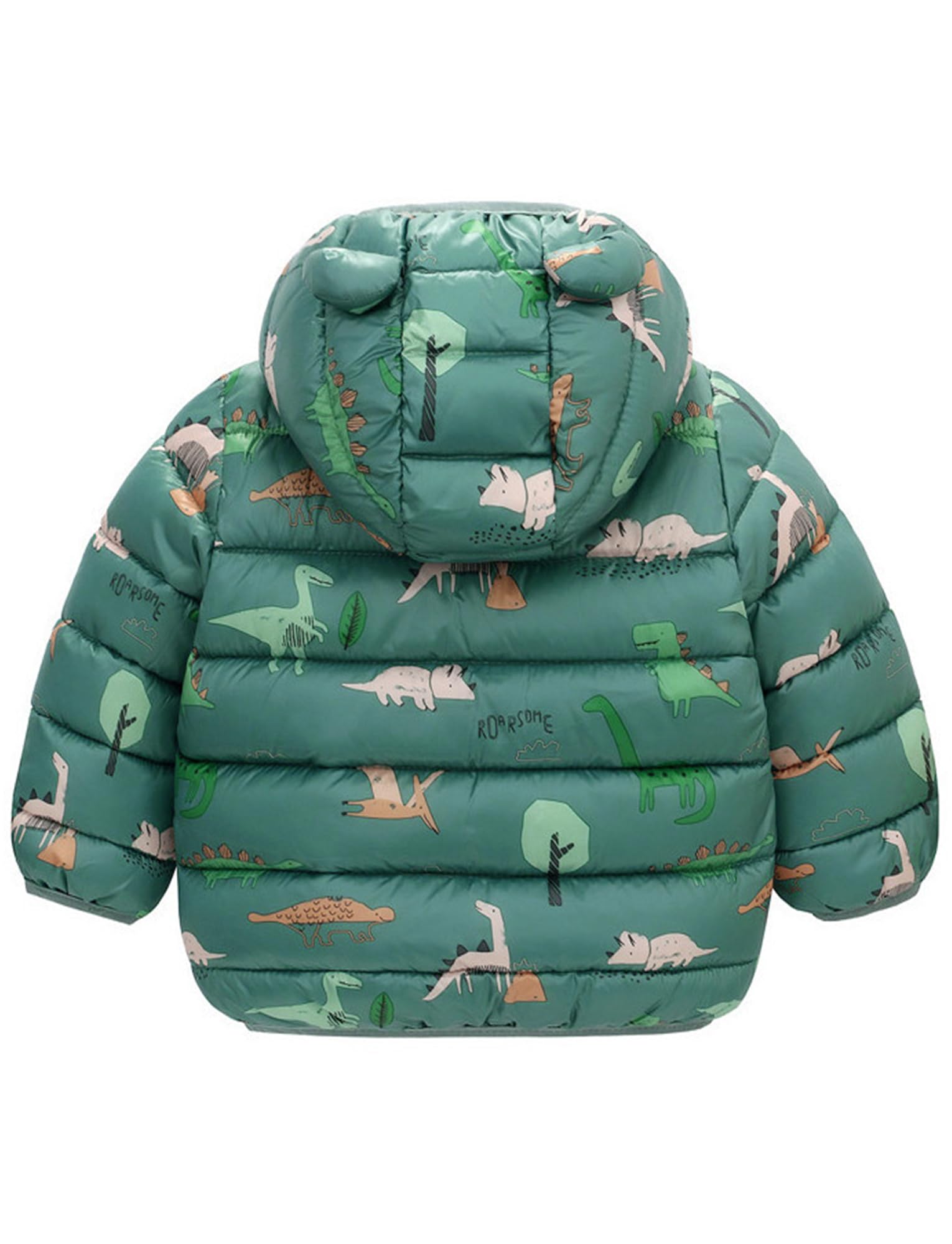 Happy Cherry Cappotto Piumino Bambini Bambina Giacca Invernale con Cappuccio Bimba Bimbo Giubbotto Imbottito Leggero Caldo Carino Antivento Autunno Inverno 9 Mesi - 4 Anni