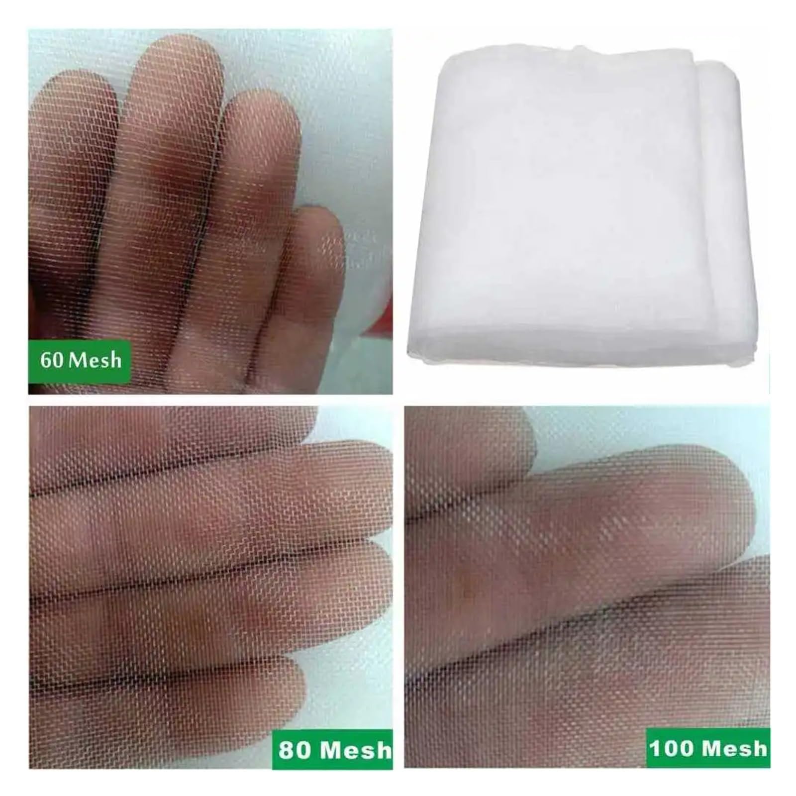 Red de nailon antipájaros de malla 80 para jardín, cubierta de protección para plantas y árboles frutales, red de invernadero con cremallera, 3 x 2 x escudo de cultivo de verduras