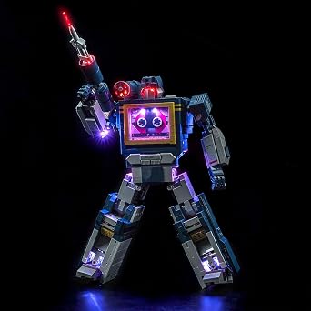 Remote Control Led Light Set Compatible with Lego 10358 Soundwave (No Model), Decoration Lighting Set Compatible with Lego Soundwave 10358 Creative Toys
