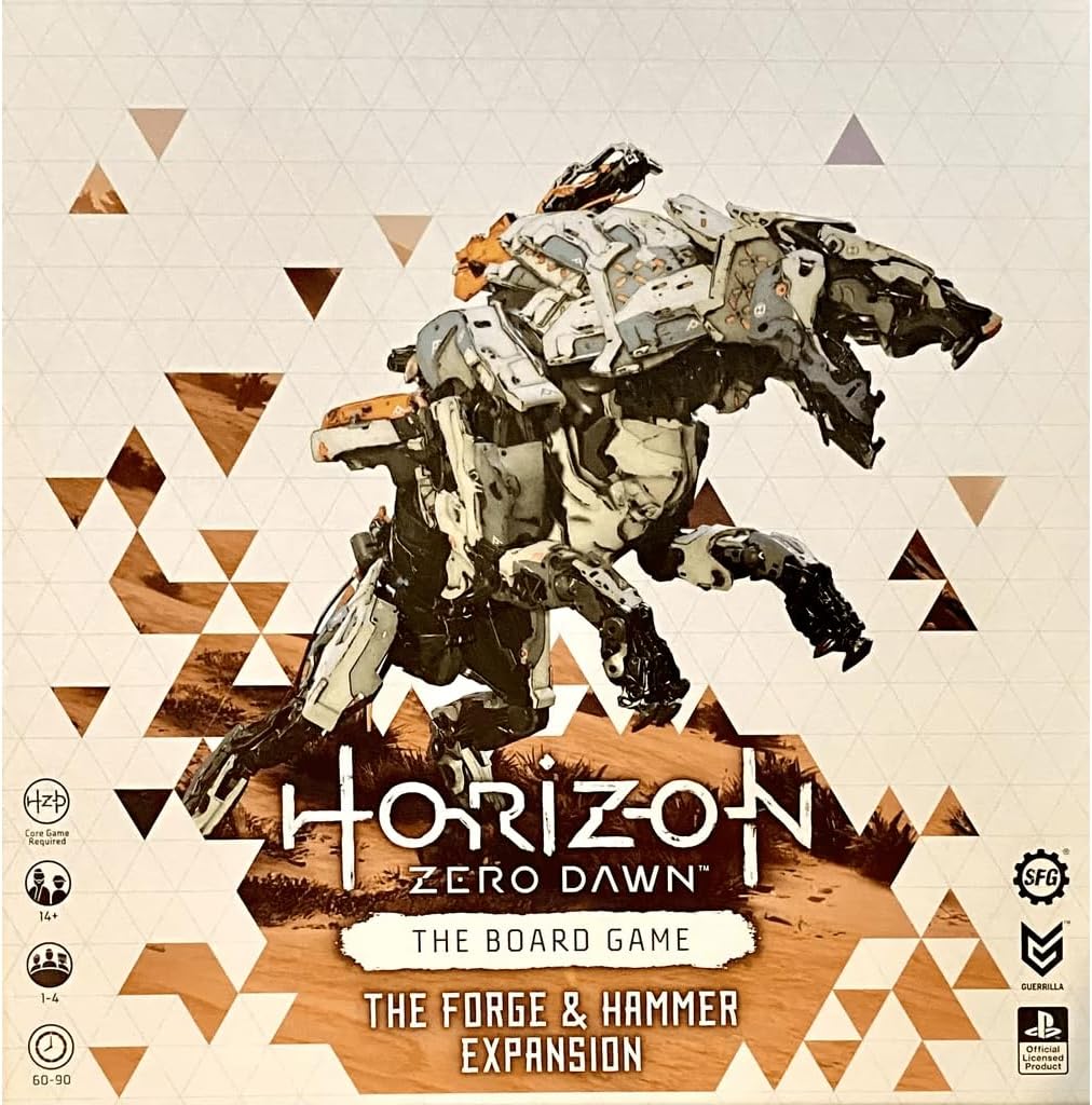 Horizon Zero Dawn: The Forge and Hammer Expansion – A Board Game Expansion by Steamforged Games – 60-90 Mins of Gameplay – Family Game Night – Teens & Adults Ages 14+ - English