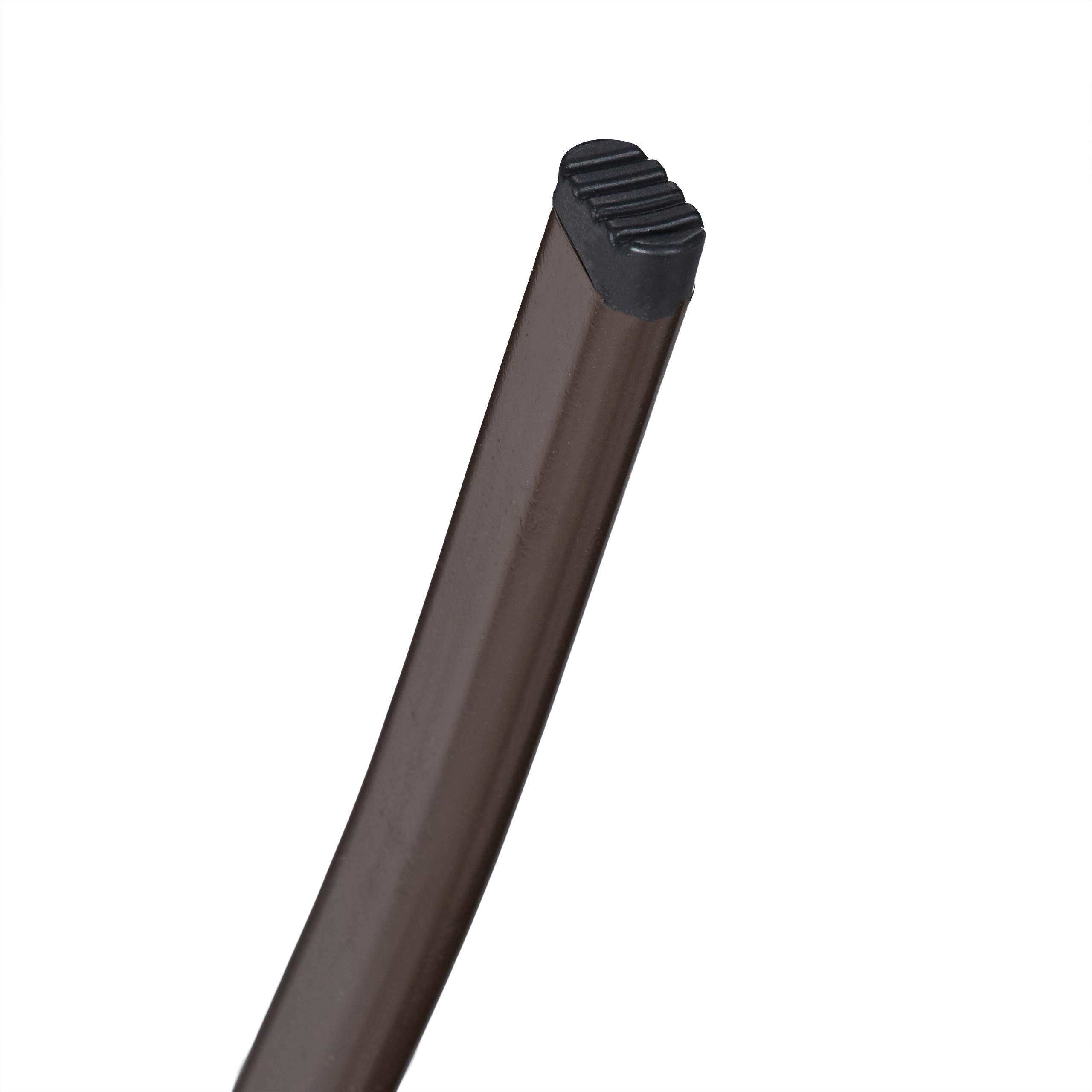 Relaxdays Tavolo Pieghevole da Giardino, Aspetto Legno, Tavolo Rettangolare Balcone, Plastica, 75x77,5x48,5 cm, Marrone
