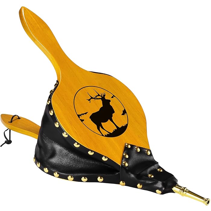 Buy THYGIFTREE Fireplace Bellows Indoor 19x8 Custom Large Wood Fire