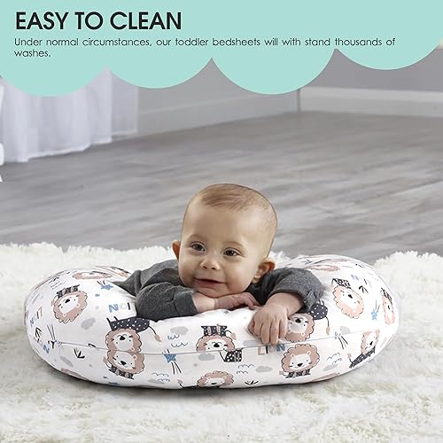 Miniatura 6 de BROLEX Fundas de almohada de lactancia para bebés paquete de 2 fundas suaves para almohadas de lactancia materna, tela cómoda, se adapta a almohadas