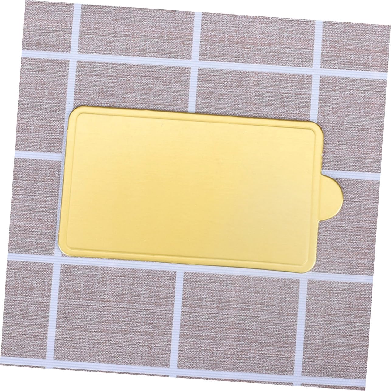 Golden Paper Mousse Tray 100Pcs Large Cake Serving Base