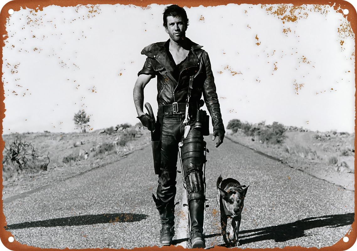 Mad Max Il Guerriero Della Strada – Poster Vintage Metallico 20x30 Cm | Targa In Alluminio Effetto Retro Per Pub, Cucina, Garage | Arredo Da Parete Originale - 2