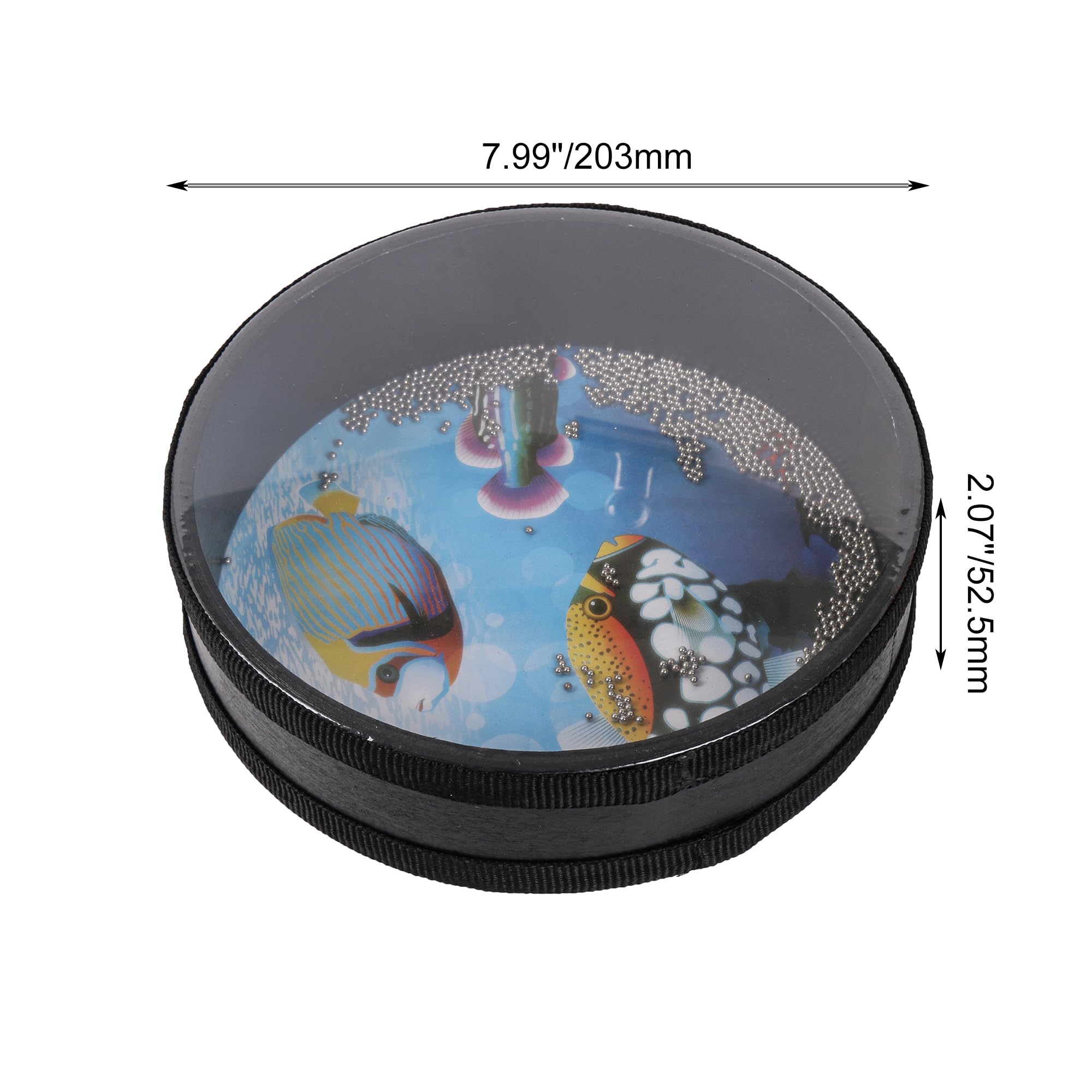 Yibuy 25.4cm Yibuy Ocean Drum 25,4 Cm - Strumento Musicale Per Bambini  Tamburo Oceano, image size:2000x2000