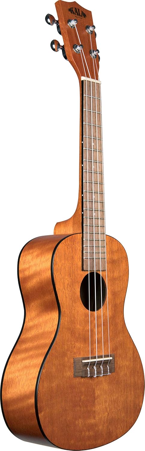 Kala KA-CEM Exotic Mahogany Concert Ukulele Bundle with Gig Bag, Tuner, Austin Bazaar Instructional DVD, and Polishing Cloth