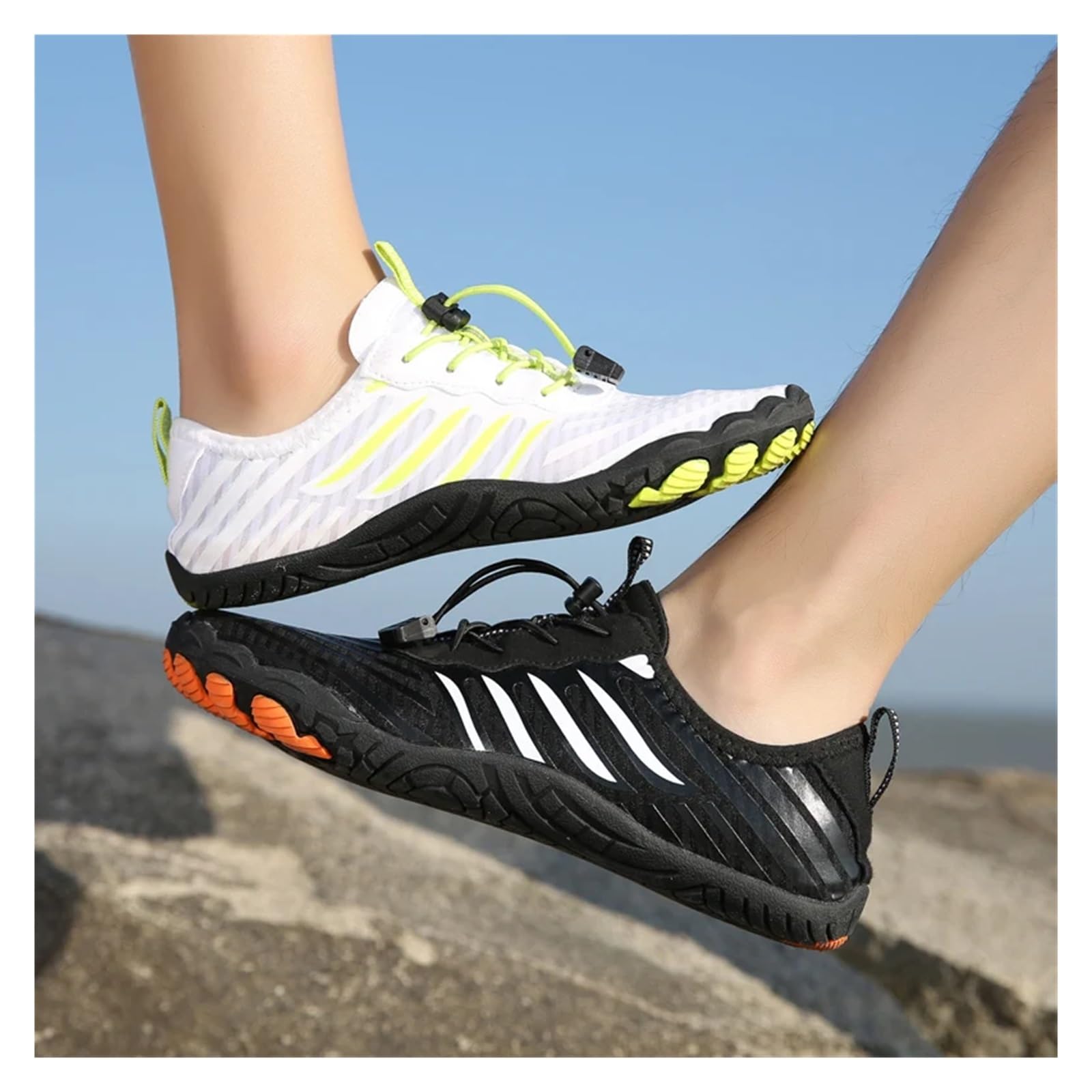Escarpines Zapatos De Agua For Mujeres Y Hombres, Descalzos, Playa Transpirables, Calzado Deportivo Secado Rápido, Acuáticos Río Mar, Zapatillas Deporte