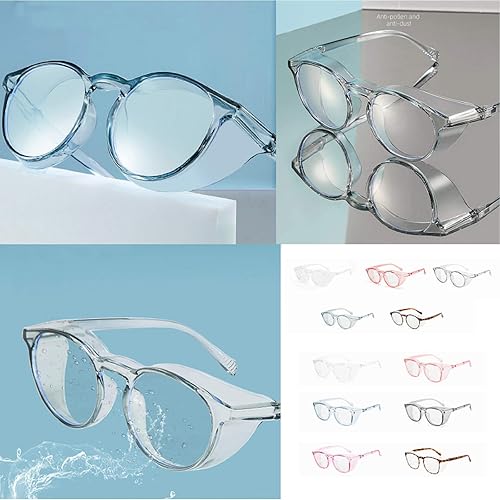 Miniatura 4 de Anteojos de seguridad que no se empañan, con protección UV400, lentes con bloqueo de luz azul para hombres y mujeres, anteojos transparentes