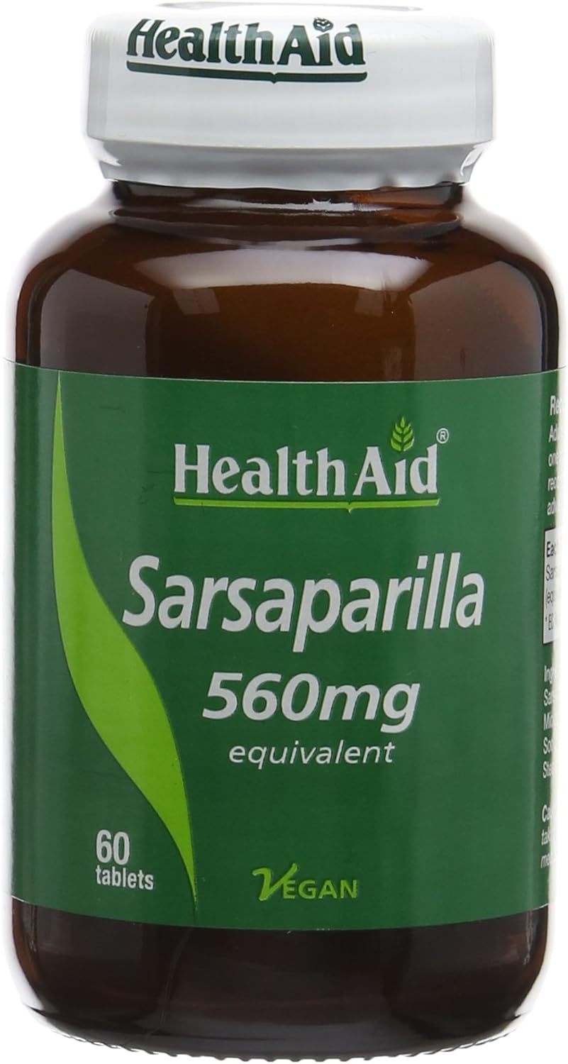 HealthAid Sarsaparilla 560mg 60 Tablets