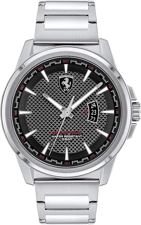 Orologio ferrari analogico quarzo uomini con cinturino in acciaio inox 830834