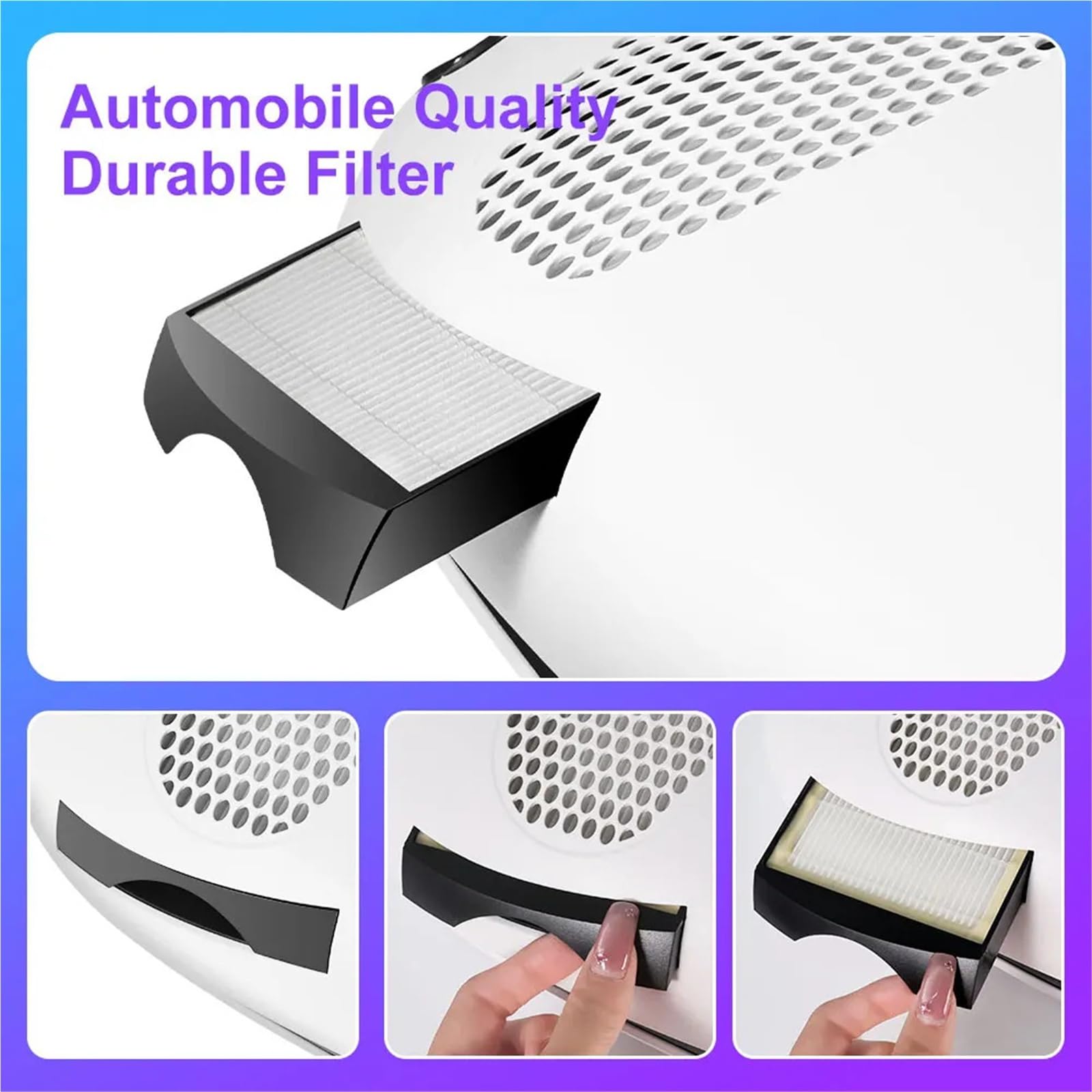 Aspirador Uñas, Taladro de manicura práctico, lámpara UV LED, aspiradora 3 en 1 con lámpara de detección infrarroja, filtro reutilizable, amoladora de 35000 RPM