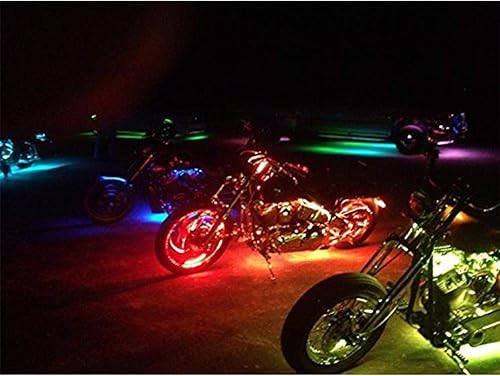 Miniatura 5 de Kingshowstar Dc12v 40 - Aplicación para teléfono celular luz LED impermeable para motocicleta control RGB