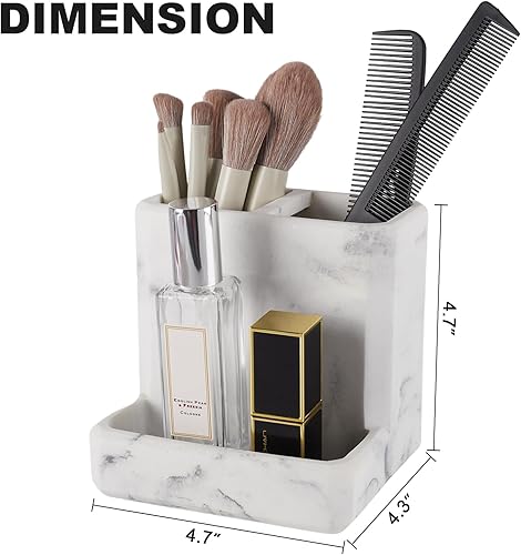 Miniatura 28 de Soporte para cepillos de dientes para baños, soporte para pasta de dientes, organizador de baño para cepillo de dientes, soporte para brochas