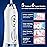 H2ofloss Water Dental Flosser Portable Dental Oral Irrigator with 5 Modes, 6 Replaceable Jet Tips, Rechargeable IPX7 Waterproof Teeth Cleaner for Home and Travel -300ml Detachable Reservoir (HF-6)