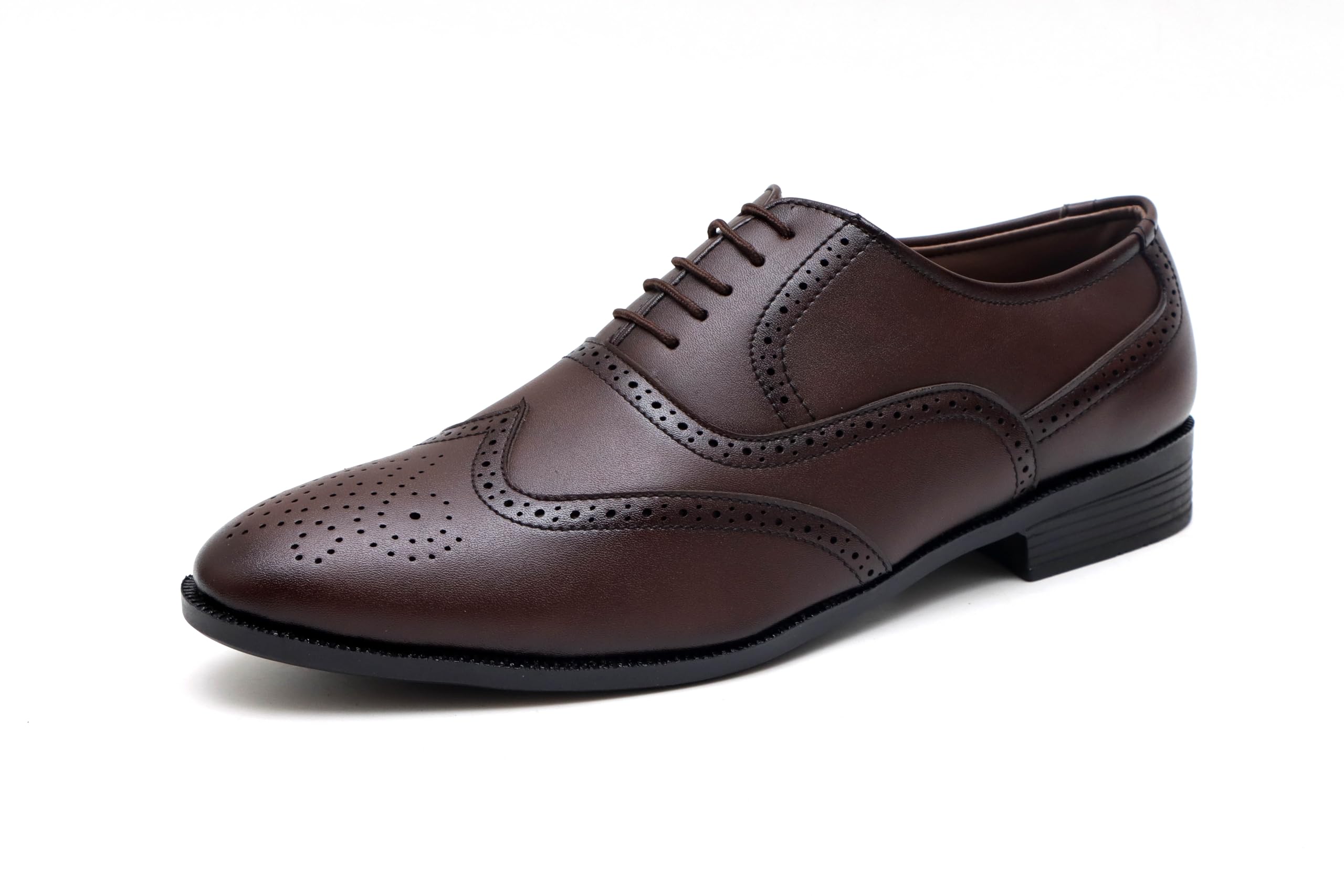 See full amazon price history chart for SHOOZ Brown Faux Leather Brogue Formal Lace Office Shoes for Men - 9 UK SHOOZ Brown Faux Leather Brogue Formal Lace Office Shoes for Men - 9 UK (B0D37PF585) Amazon Price History, Amazon Price Tracker