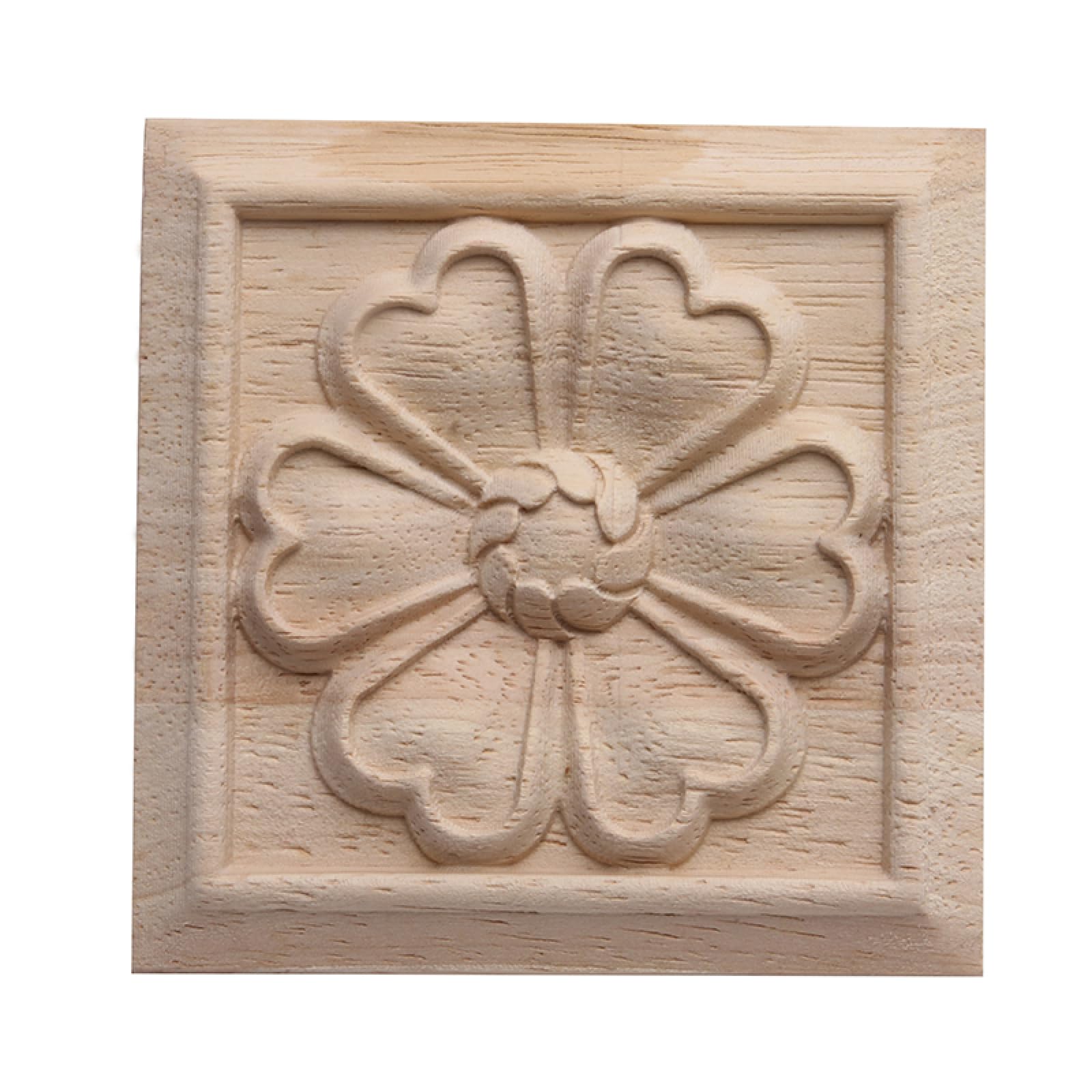 EYCFSJ Hout Gesneden Appliques Hout Gesneden Hoek Onlay Applique Frame Deur Versieren Muur Deuren Meubels Decoratieve Moderne 20X10 Cm Beeldjes Houten