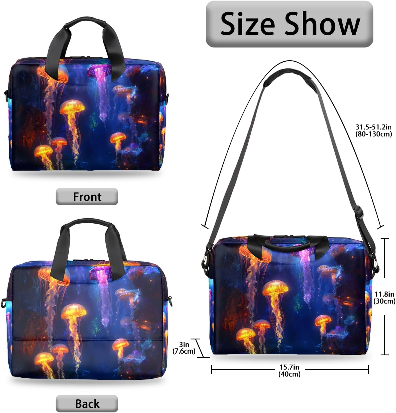 Laptop Bag for 14 15 15.6 Inch Waterproof Laptop Sleeve Case Computer Bag
